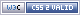 Valid CSS!